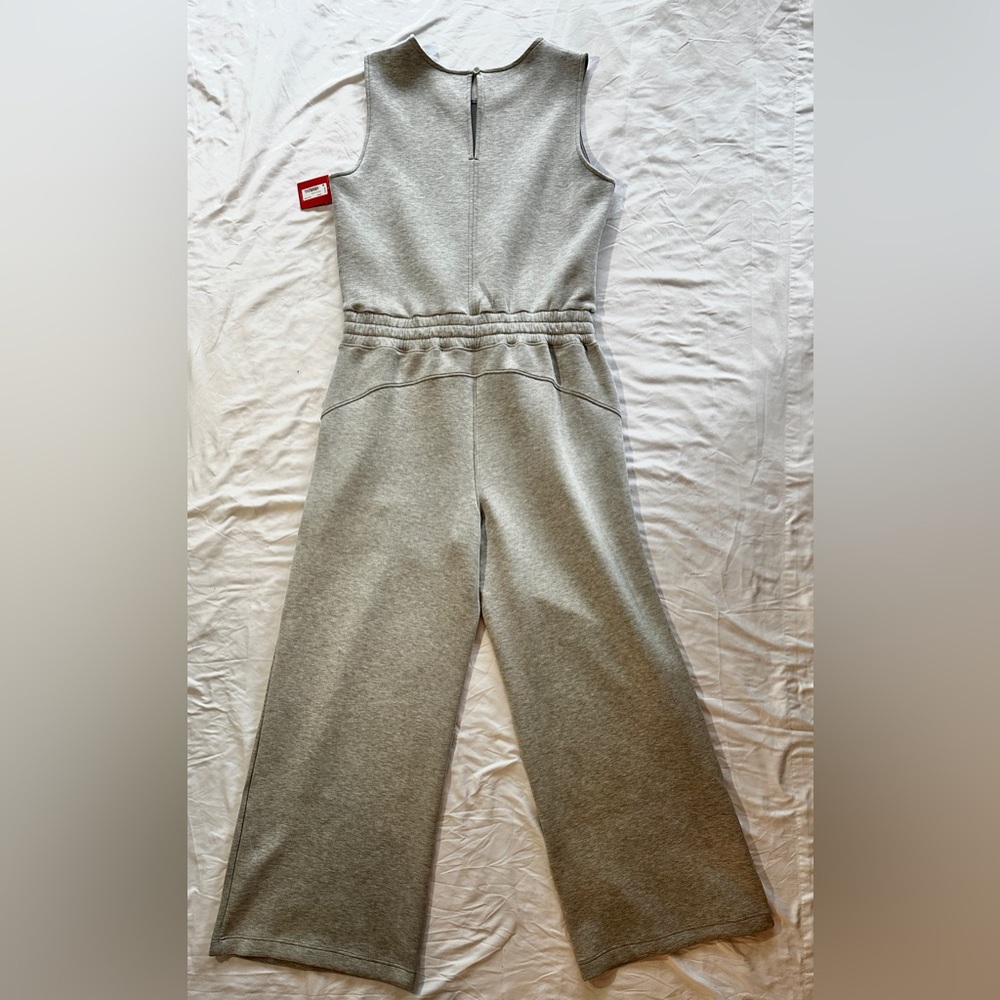 Spanx AirEssentials Light Grey Wide Leg Jumpsuit XL NWT - Picture 11 of 11
